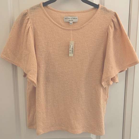 COPY - Madewell BRAND NEW W/ TAGS Flutter Sleeve Top - Picture 5 of 10